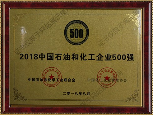 中國石油和化工行業(yè)500強(qiáng)